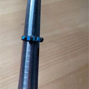 Hand-Forged Turquoise Stone Ring